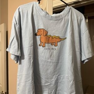 Life Is Good Light Blue Crusher T-Shirt